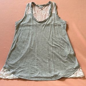 Splendid lace embellished top. Size M.